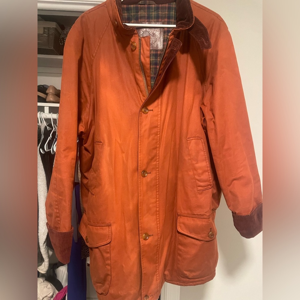 Vintage burnt orange Michael Mortell Coat